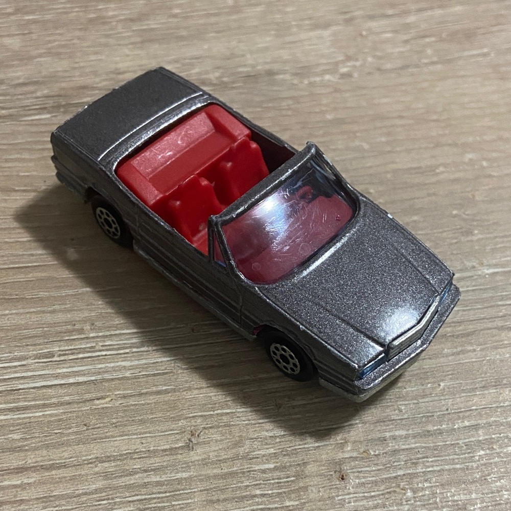 Vintage Majorette Cadillac Allante Roadster Grey #253 1:59 Toy Car